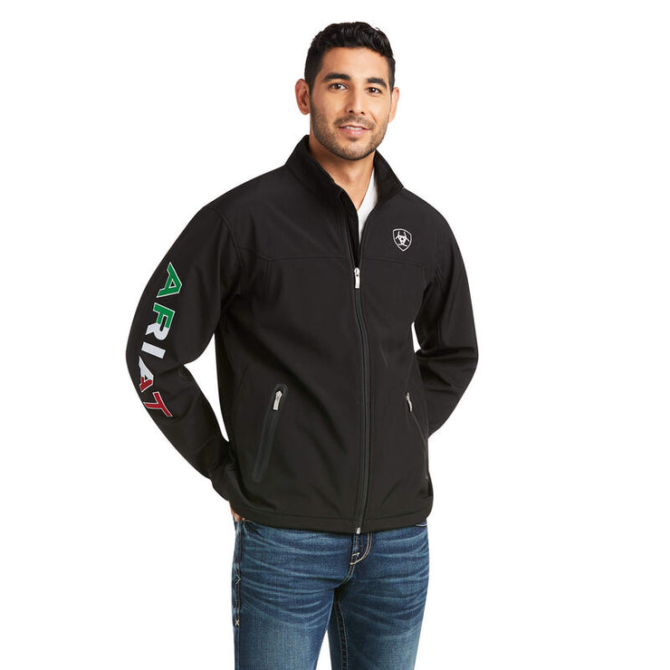 Ariat New Team Softshell MEXICO Jacket (BLACK)