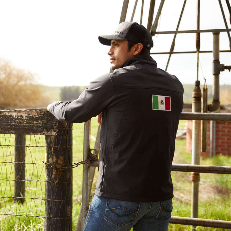 Ariat New Team Softshell MEXICO Jacket (BLACK)