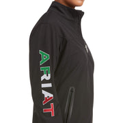 Ariat Classic Team Softshell MEXICO Jacket (BLACK)