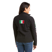 Ariat Classic Team Softshell MEXICO Jacket (BLACK)