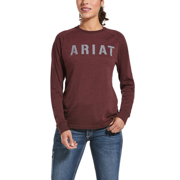Ariat Rebar CottonStrong Block Long Sleeve T-Shirt