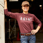 Ariat Rebar CottonStrong Block Long Sleeve T-Shirt