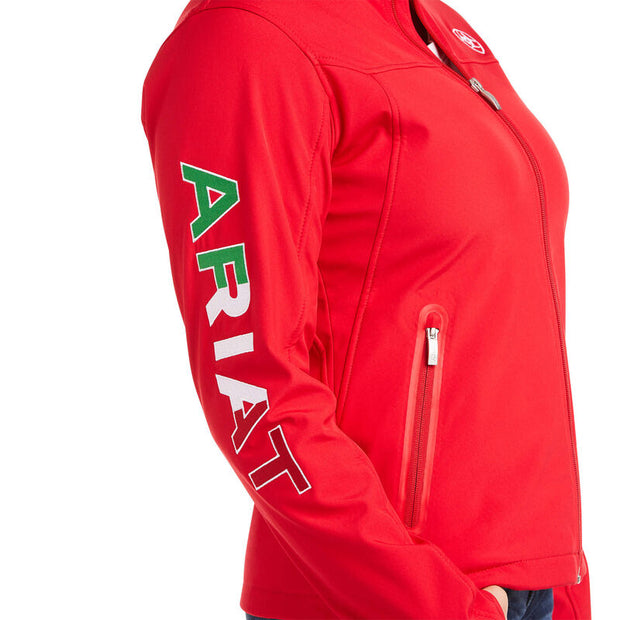 Ariat Classic Team Softshell MEXICO Jacket (RED)