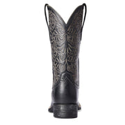 Ariat Black Women Round Up Remuda Wide Square Toe Western Boot