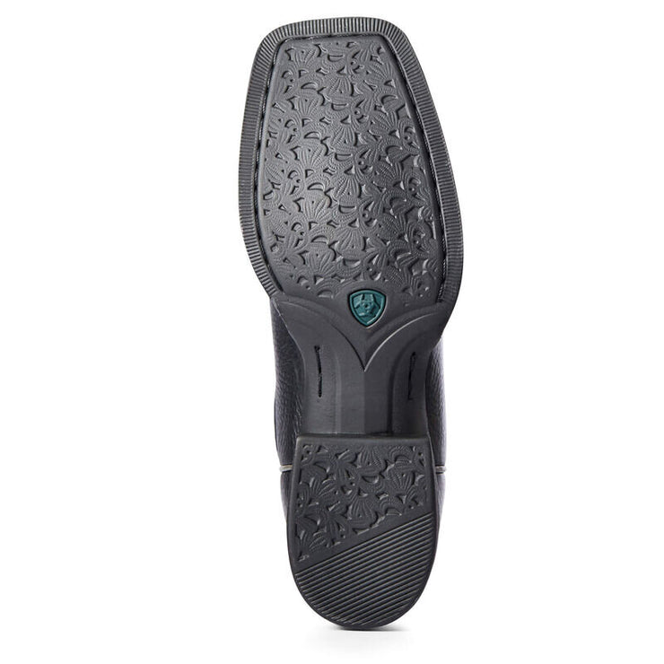 Ariat Black Women Round Up Remuda Wide Square Toe Western Boot