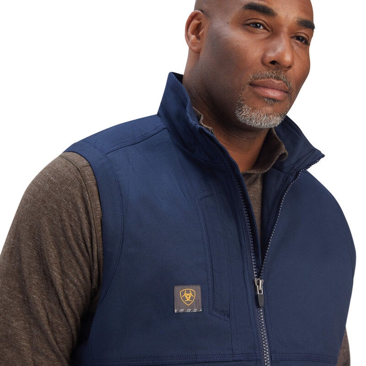 Ariat Men's Rebar DuraCanvas Blue Vest