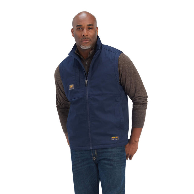 Ariat Men's Rebar DuraCanvas Blue Vest