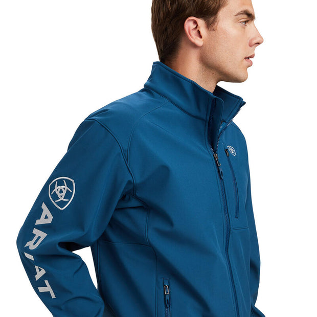 Ariat Logo Men Majolica Blue 2.0 Soft-Shell Jacket