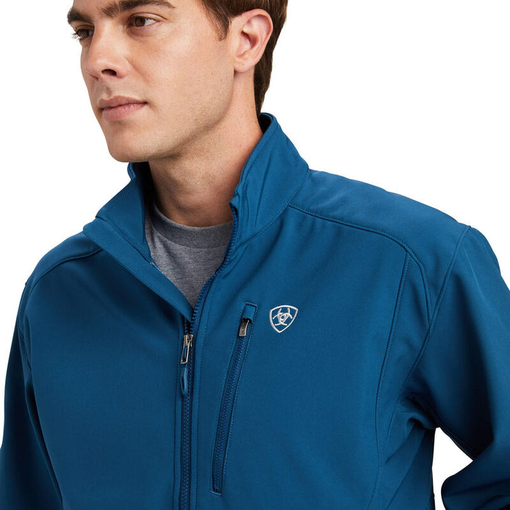 Ariat Logo Men Majolica Blue 2.0 Soft-Shell Jacket