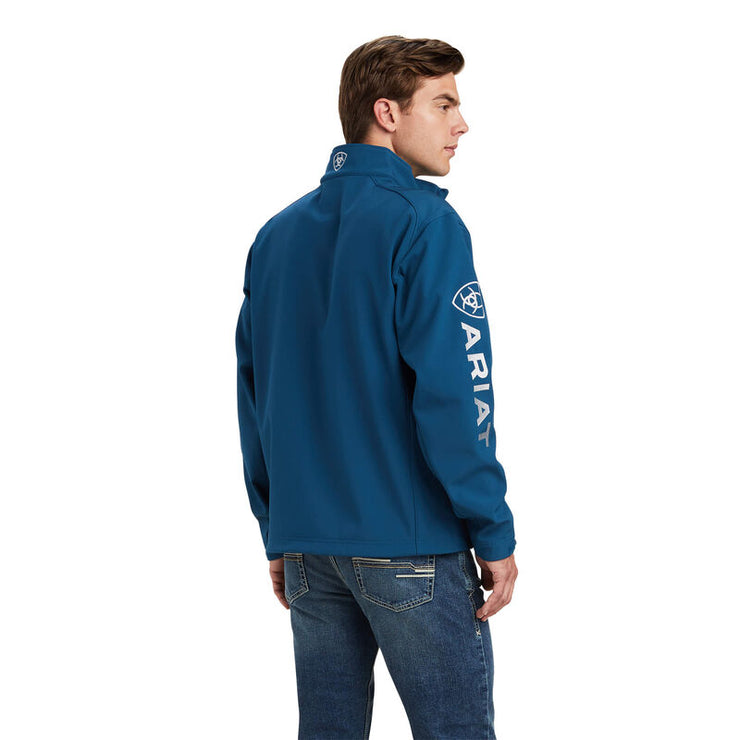 Ariat Logo Men Majolica Blue 2.0 Soft-Shell Jacket