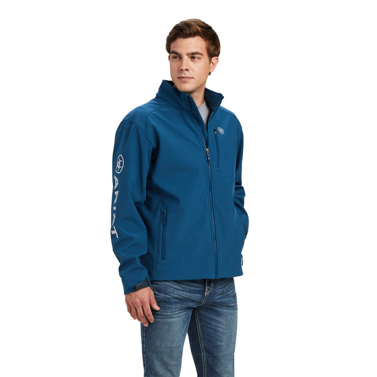 Ariat Logo Men Majolica Blue 2.0 Soft-Shell Jacket