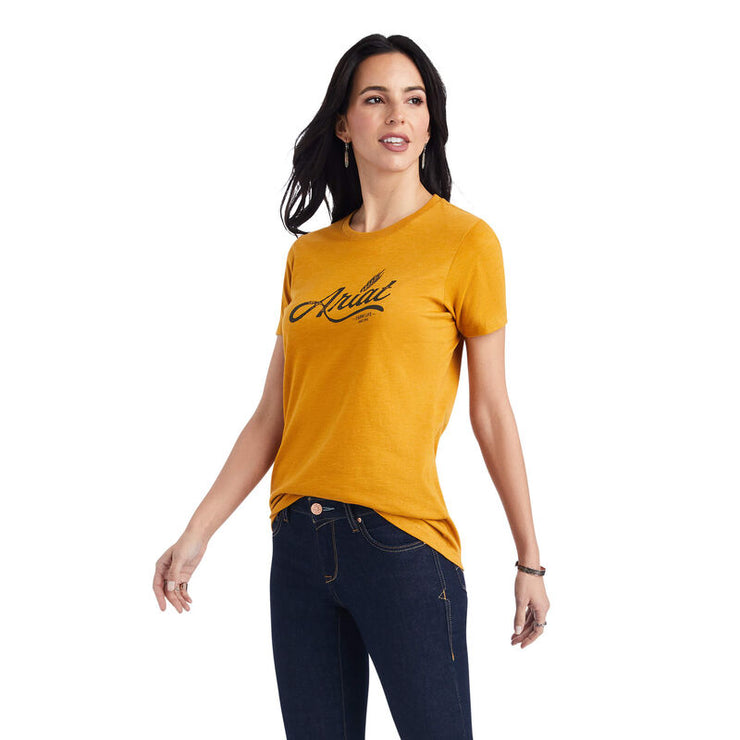 Ariat Wheat Script Tee