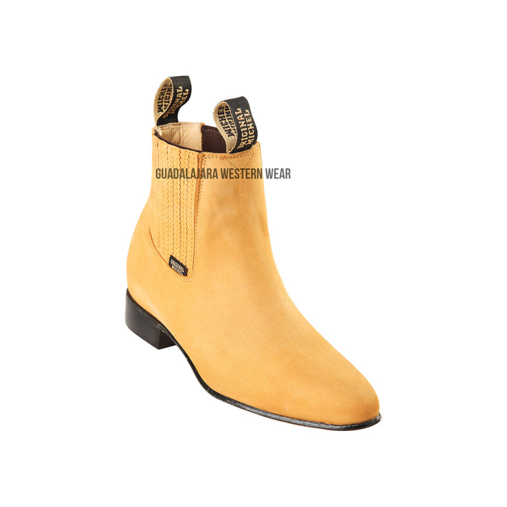 Original Michel Charro Honey Suede Leather Boots