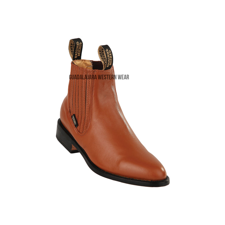 Original Michel Charro Honey Deer Leather Boots