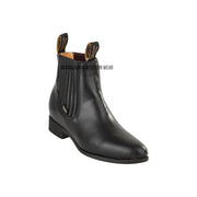 Original Michel Charro Black Grasso Leather Boots