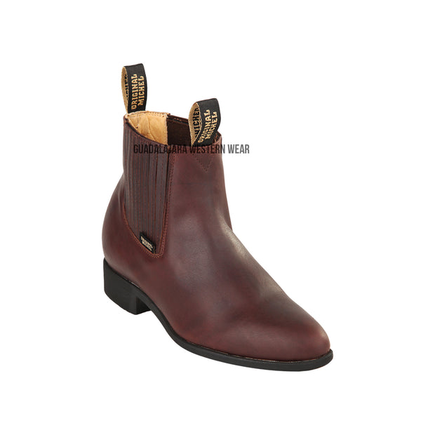 Original Michel Charro Brown Grasso Leather Boots
