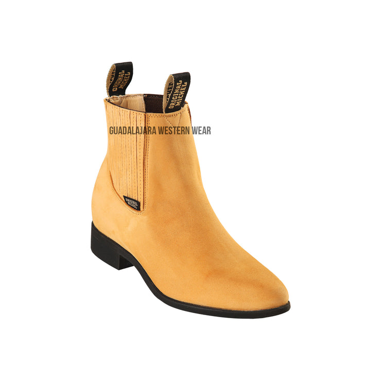 Original Michel Charro Honey Suede Leather Boots