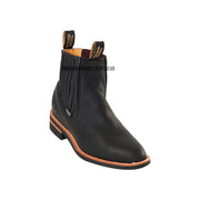 Original Michel Charro Black Grasso Leather Boots