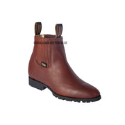 Original Michel Charro Brown Grasso Industrial Sole Leather Boots