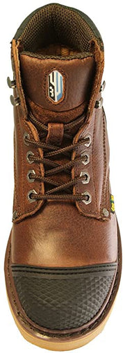 Cactus 6278 Dark Brown Full Grain Leather Rubber Guard Boot