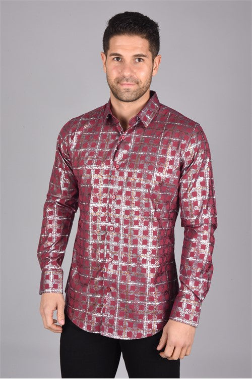Platini Men's Long Sleeve Shirt - FPL7062 (Plus Size) Guadalajara Western Wear Platini Men's Long Sleeve Shirt - FPL7062 (Plus Size) Guadalajara Western Wear