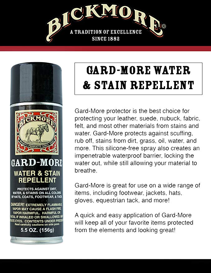 Bickmore Gard-More Water & Stain Repellent 5.5oz
