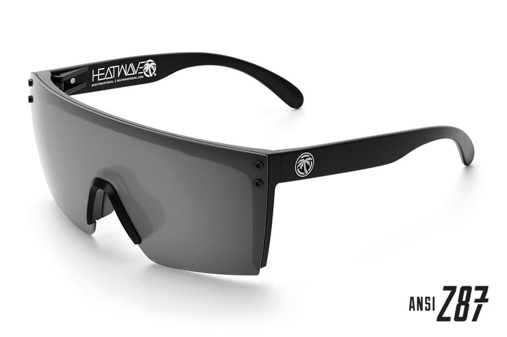 LAZER FACE SUNGLASSES: SILVER Z.87 (BLK Frame/Silver Lens)