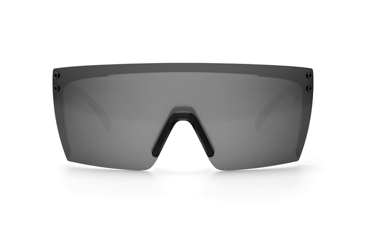 LAZER FACE SUNGLASSES: SILVER Z.87 (BLK Frame/Silver Lens)