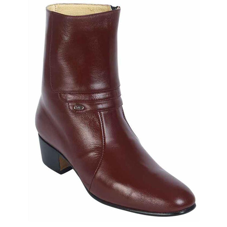 El Besserro Men's Wine Western Ankle Dress Boot
