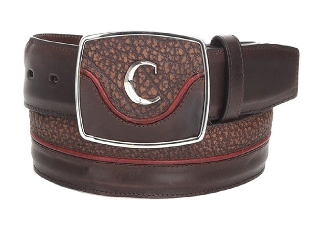 Cuadra Brown Modern Leather Belt