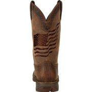 Rebel Distressed Flag Embroidery Durango Western Boot