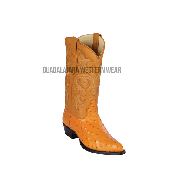 Los Altos Buttercup Ostrich J Toe Cowboy Boots