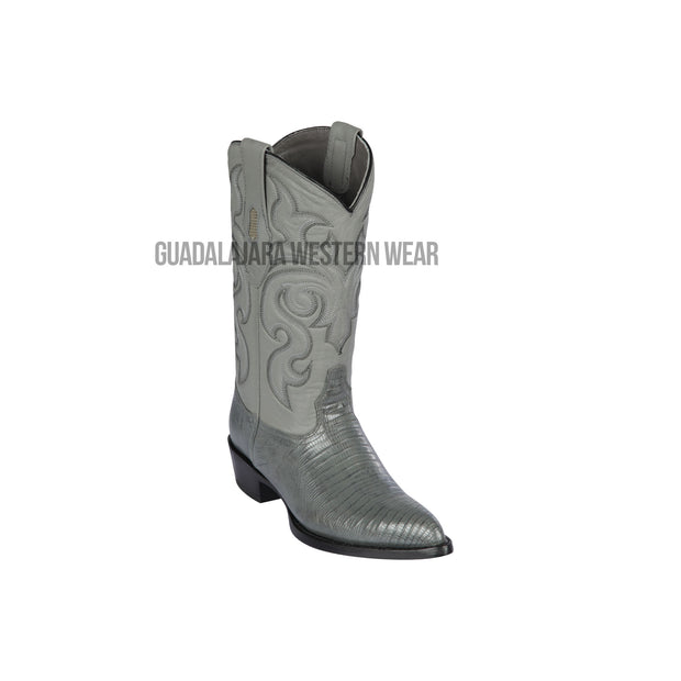 Los Altos Gray Teju J Toe Cowboy Boots