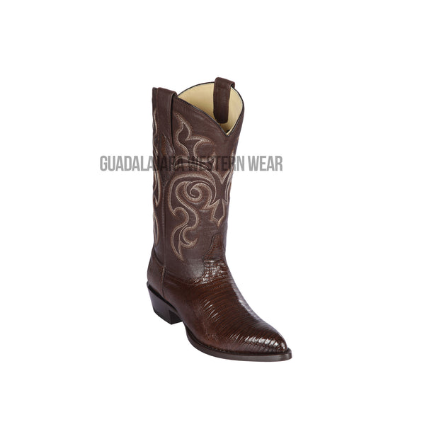 Los Altos Brown Teju J Toe Cowboy Boots