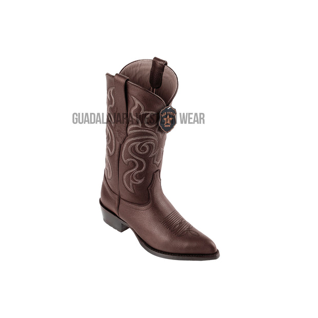 Los Altos Brown Grisly J Toe Cowboy Boots