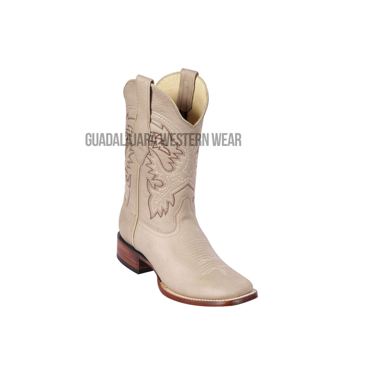 Los Altos Pomex Grisly Wide Square Toe Cowboy Boots