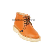 Original Michel Boots Men's Lace Up Work Boot Honey Soft Toe