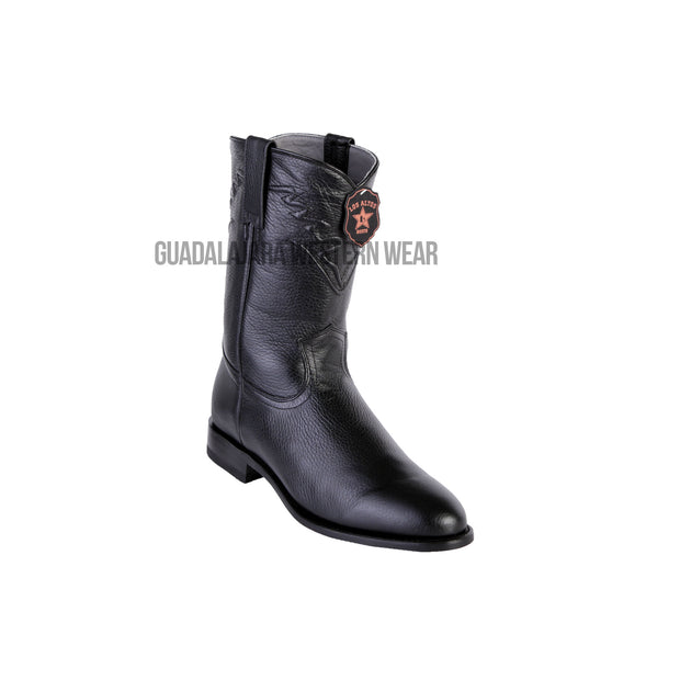 Los Altos Black Elk Roper Cowboy Boots