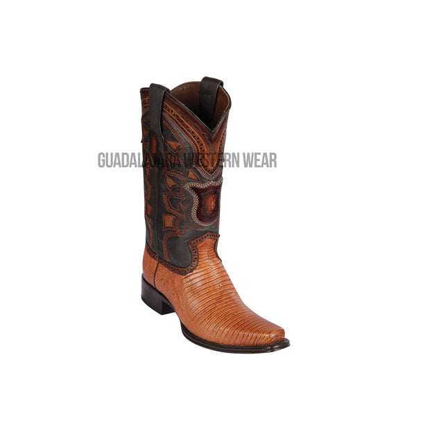 Los Altos Honey Teju European Square Toe Cowboy Boots