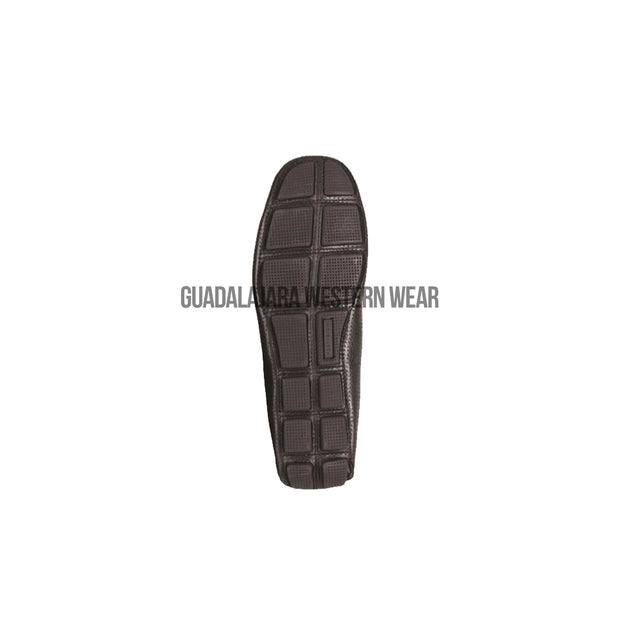 Vestigium Black Suede Leather Loafers