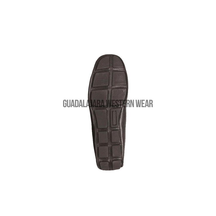 Vestigium Black Stingray Row Stone Loafers