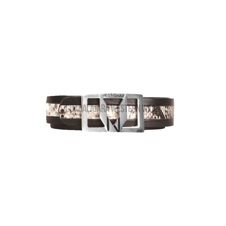 Vestigium Natural Python Casual Belt