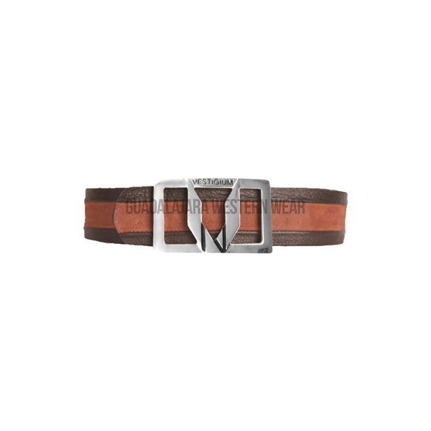 Vestigium Chedron Suede Leather Casual Belt