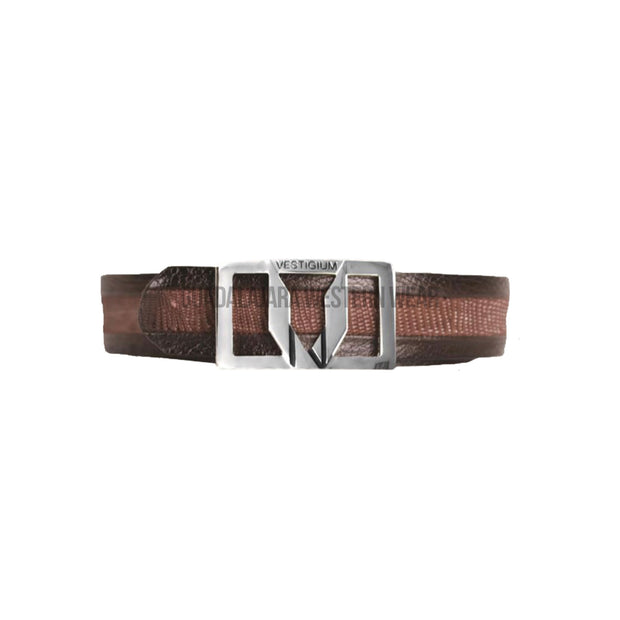 Vestigium Sanded Brown Teju Casual Belt