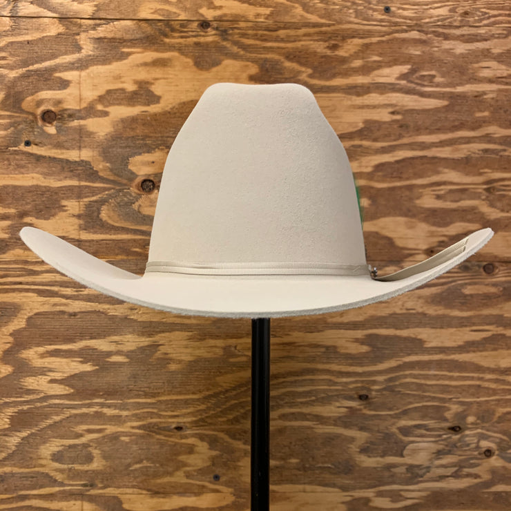Stetson 6x Rancher Silverbelly Cowboy Felt Hat Sinaloa (Copa Alta Falda/Brim 3.5")