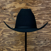 Stetson 6x Rancher Black Cowboy Felt Hat Sinaloa (Copa Alta Falda/Brim 3.5")