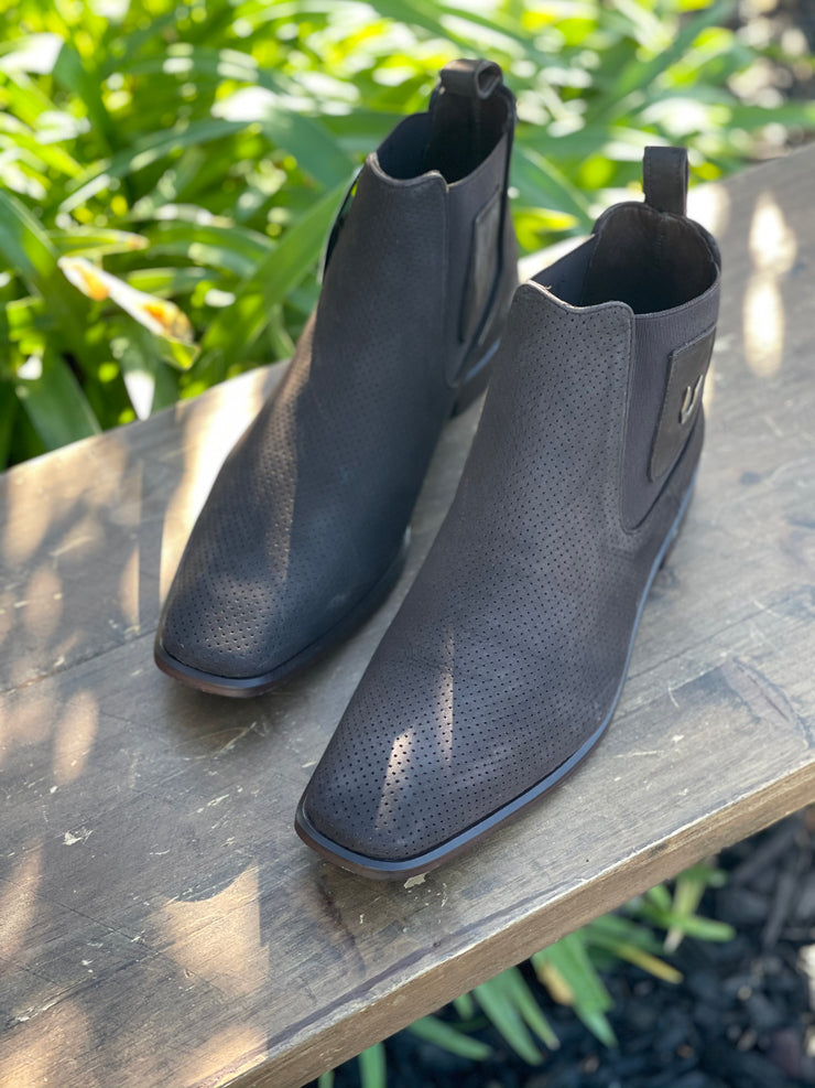 Vestigium Nobuk Tobacco Chelsea Boot