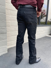 Platini Men's Jet Black Slim Boot Cut Jeans - BCJ7843