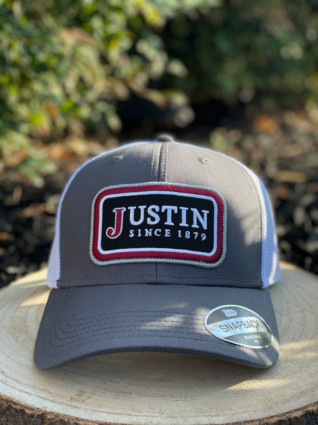 Justin Cap - Grey/White