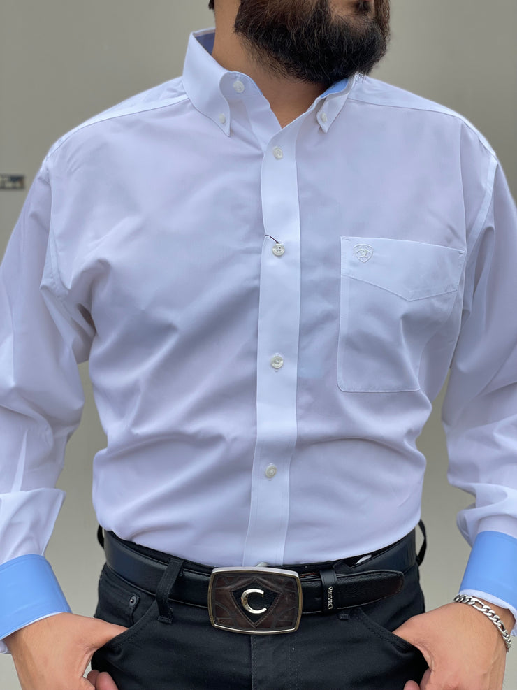 ariat white dress shirt Ariat Men